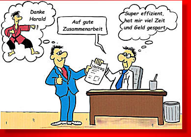 Danke Harald Auf gute Zusammenarbeit Super effizient, hat mir viel Zeit  und Geld gespart